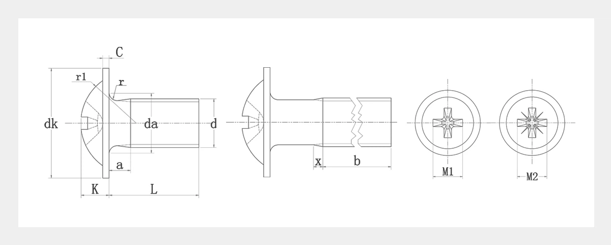 Machine Head Screw 2d